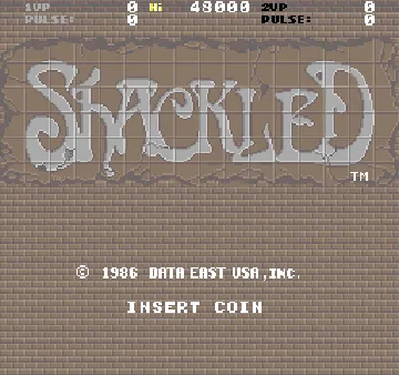 Shackled (US) screen shot title